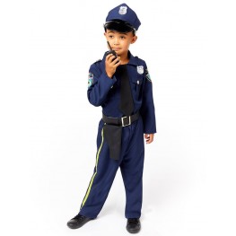 Polizei Kinder Kostüm Set mit Swat-Weste und Polizei-Ausrüstung Special  Unit SEK 